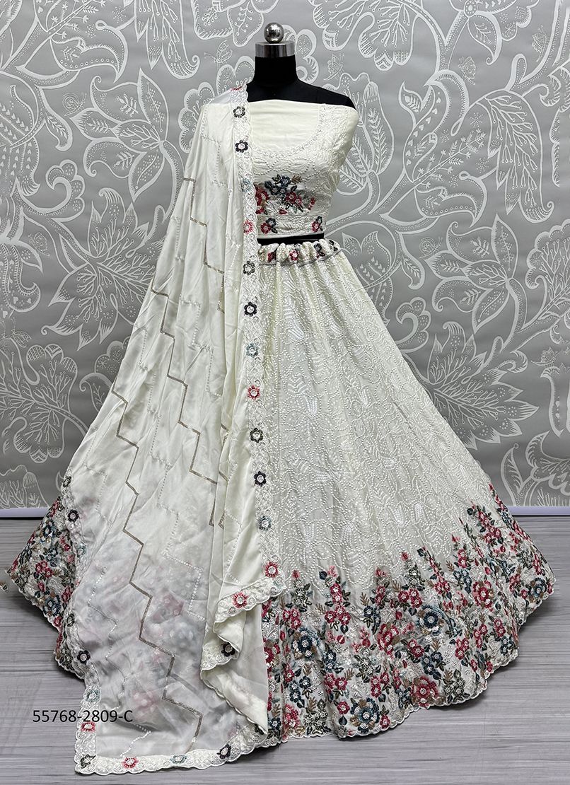 SERIES 2809-2812 - CATALOG # 55768 (SET OF 12 LEHENGAS (SEMI-STITCHED)) SERIES 2809-2812 - CATALOG # 55768 (SET OF 12 LEHENGAS (SEMI-STITCHED))