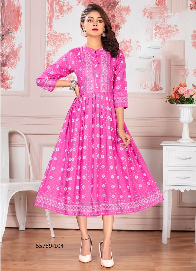 PRISHA - CATALOG # 55789 (SET OF 6 READYMADE KURTIS)