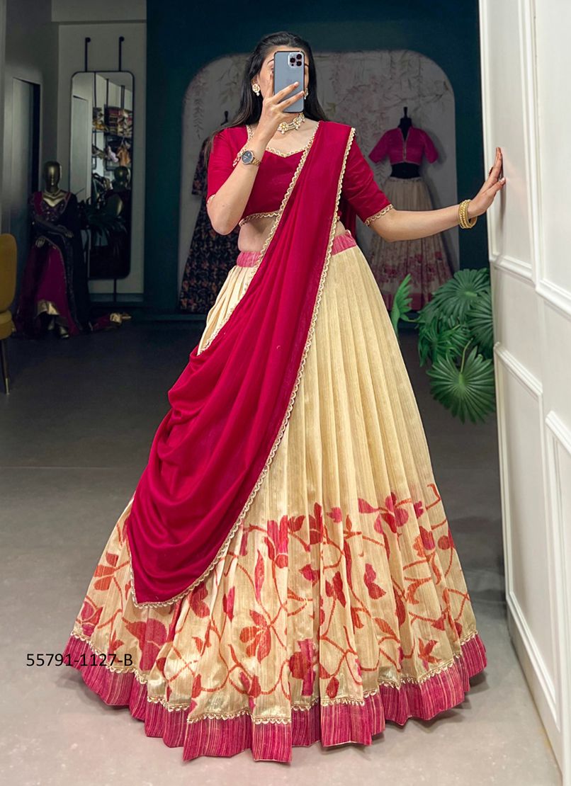 SERIES 1127 - CATALOG # 55791 (SET OF 4 READYMADE LEHENGAS) SERIES 1127 - CATALOG # 55791 (SET OF 4 READYMADE LEHENGAS)