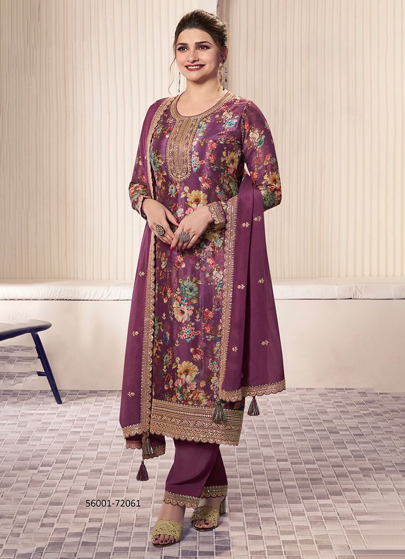 PAHAL 3 - CATALOG # 56001 (SET OF 4 SEMI-STITCHED SUITS) PAHAL 3 - CATALOG # 56001 (SET OF 4 SEMI-STITCHED SUITS)