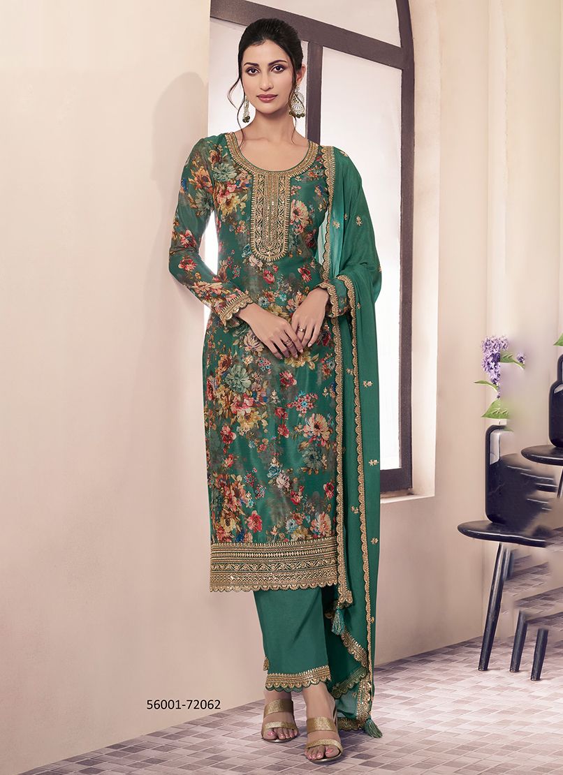 PAHAL 3 - CATALOG # 56001 (SET OF 4 SEMI-STITCHED SUITS) PAHAL 3 - CATALOG # 56001 (SET OF 4 SEMI-STITCHED SUITS)