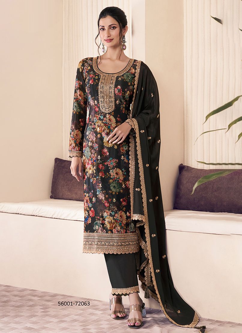 PAHAL 3 - CATALOG # 56001 (SET OF 4 SEMI-STITCHED SUITS) PAHAL 3 - CATALOG # 56001 (SET OF 4 SEMI-STITCHED SUITS)