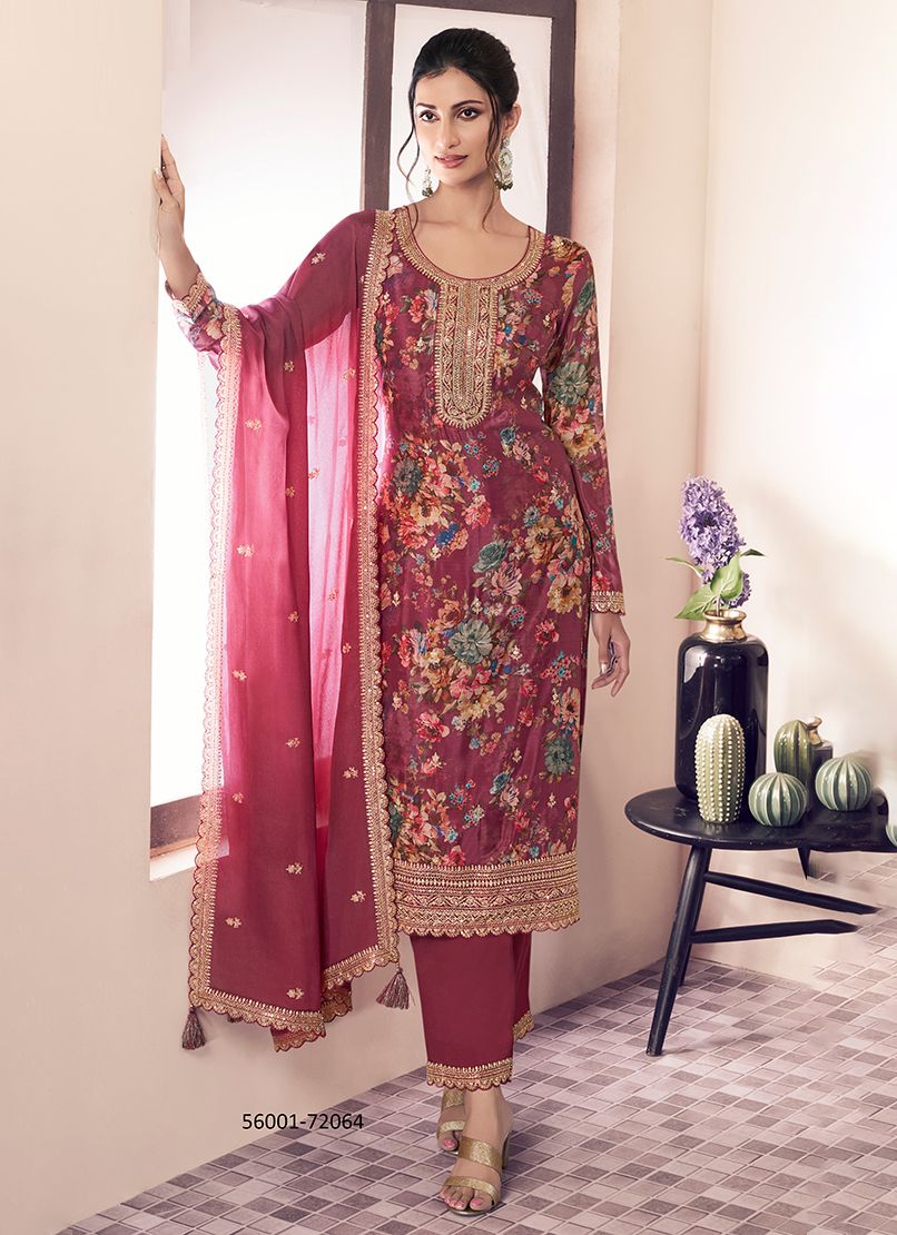 PAHAL 3 - CATALOG # 56001 (SET OF 4 SEMI-STITCHED SUITS) PAHAL 3 - CATALOG # 56001 (SET OF 4 SEMI-STITCHED SUITS)