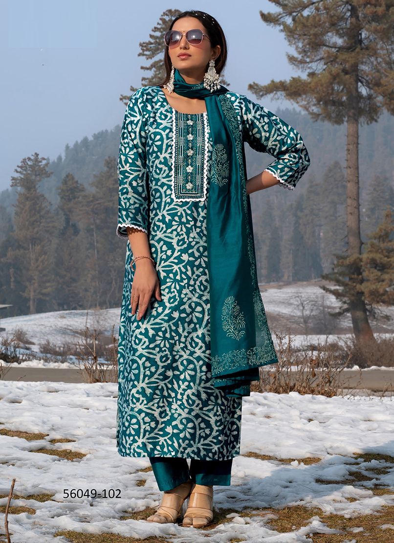 BATIK 4 - CATALOG # 56049 (SET OF 6 READYMADE SUITS)