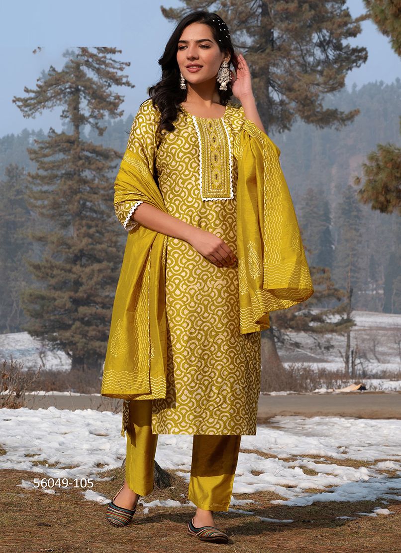 BATIK 4 - CATALOG # 56049 (SET OF 6 READYMADE SUITS)
