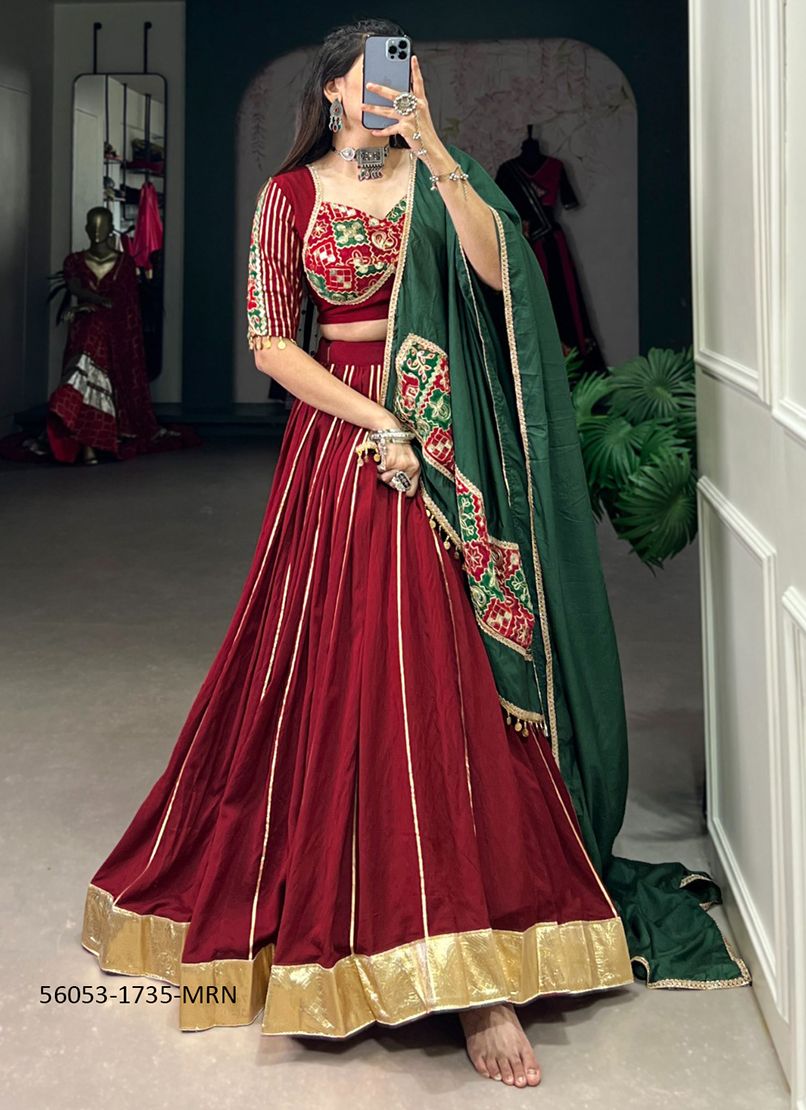 SERIES 1735 - CATALOG # 56053 (SET OF 4 READYMADE LEHENGAS) SERIES 1735 - CATALOG # 56053 (SET OF 4 READYMADE LEHENGAS)