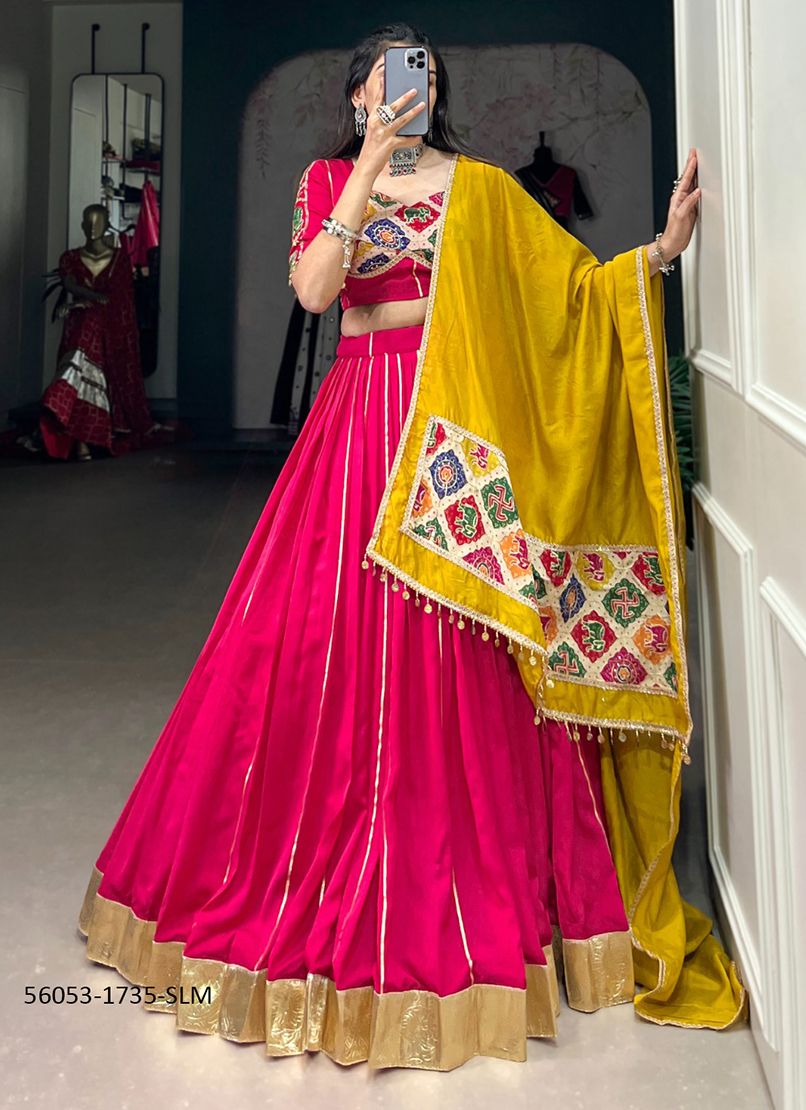 SERIES 1735 - CATALOG # 56053 (SET OF 4 READYMADE LEHENGAS) SERIES 1735 - CATALOG # 56053 (SET OF 4 READYMADE LEHENGAS)