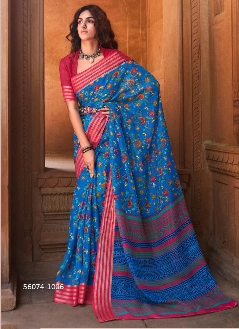 RUCHIKA - CATALOG # 56074 (SET OF 5 SAREES)