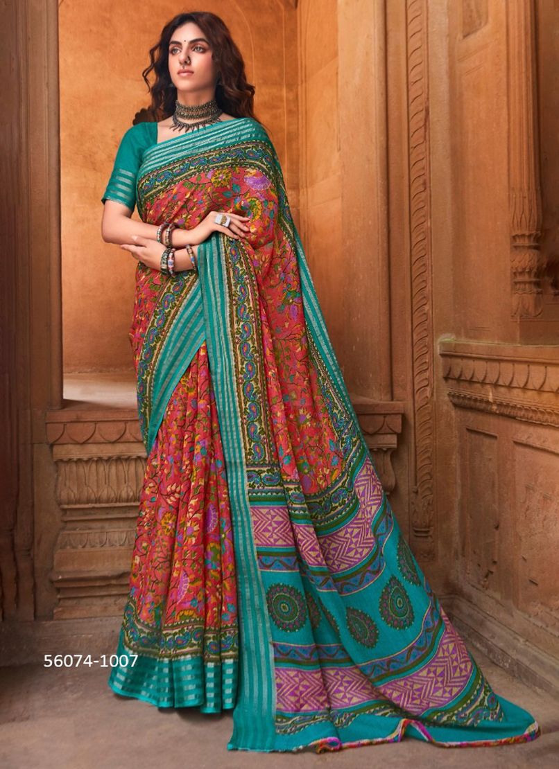 RUCHIKA - CATALOG # 56074 (SET OF 5 SAREES)
