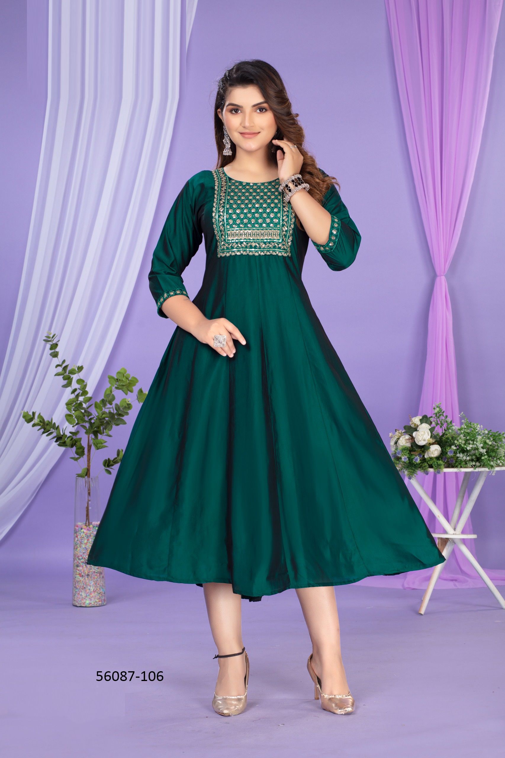 SAHIMA - CATALOG # 56087 (SET OF 6 READYMADE KURTIS)