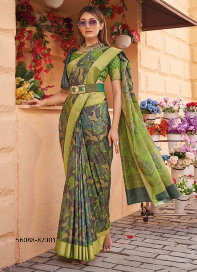 VERNA SILK - CATALOG # 56088 (SET OF 5 SAREES) VERNA SILK - CATALOG # 56088 (SET OF 5 SAREES)
