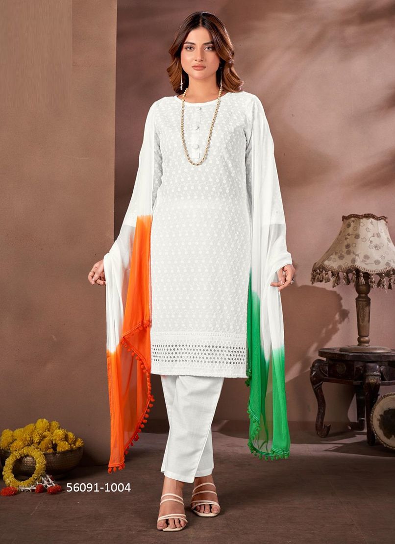 TIRANGA 2 - CATALOG # 56091 (SET OF 8 READYMADE SUITS)