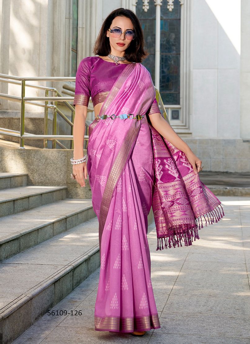 EGYPT SILK - CATALOG # 56109 (SET OF 6 SAREES)