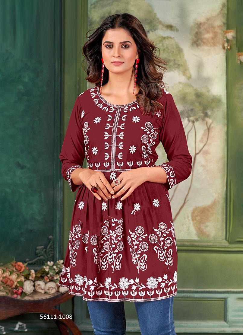 SHIKHA - CATALOG # 56111 (SET OF 8 READYMADE KURTIS) SHIKHA - CATALOG # 56111 (SET OF 8 READYMADE KURTIS)
