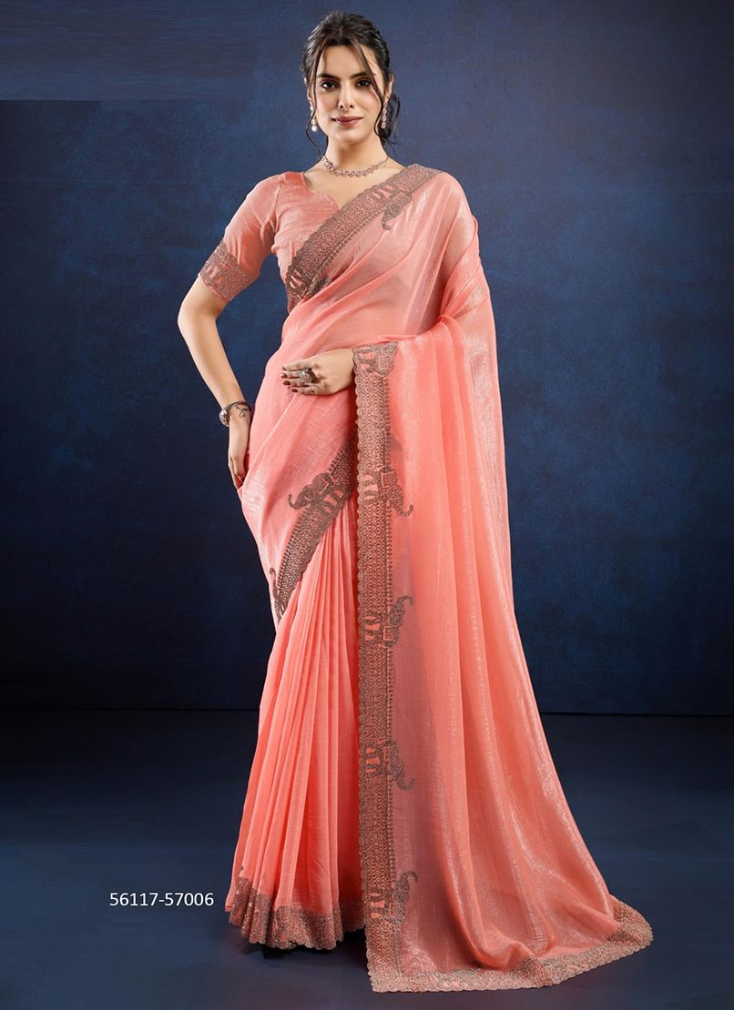 LUXURITA - CATALOG # 56117 (SET OF 6 SAREES) LUXURITA - CATALOG # 56117 (SET OF 6 SAREES)