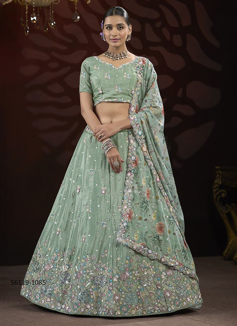 SAWARIYA 1 - CATALOG # 56119 (SET OF 6 LEHENGAS (SEMI-STITCHED)) SAWARIYA 1 - CATALOG # 56119 (SET OF 6 LEHENGAS (SEMI-STITCHED))