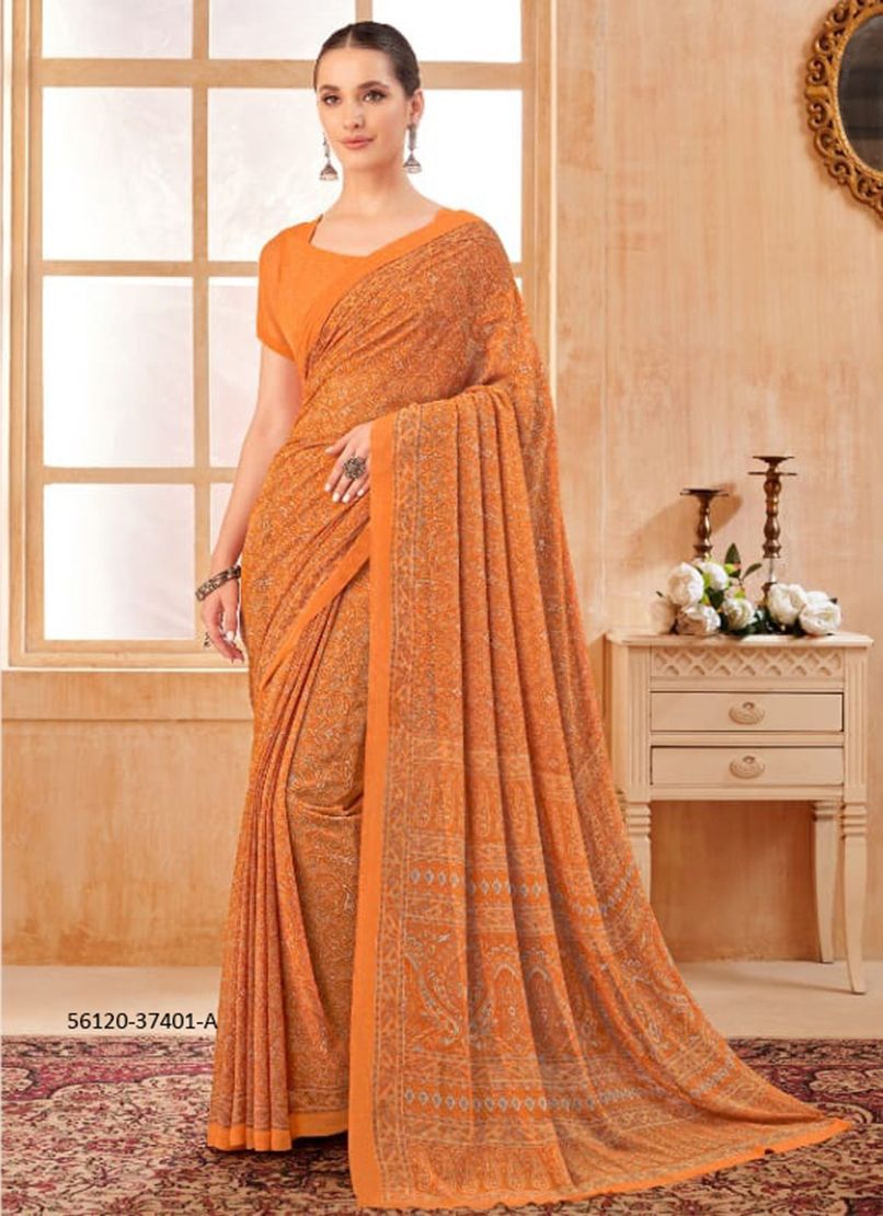 RAAGA GEORGETTE 13 - CATALOG # 56120 (SET OF 12 SAREES) RAAGA GEORGETTE 13 - CATALOG # 56120 (SET OF 12 SAREES)