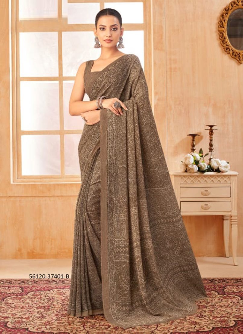 RAAGA GEORGETTE 13 - CATALOG # 56120 (SET OF 12 SAREES) RAAGA GEORGETTE 13 - CATALOG # 56120 (SET OF 12 SAREES)