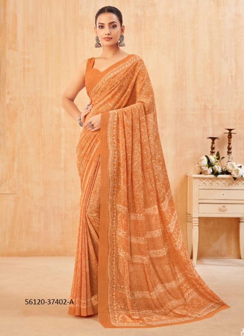 RAAGA GEORGETTE 13 - CATALOG # 56120 (SET OF 12 SAREES) RAAGA GEORGETTE 13 - CATALOG # 56120 (SET OF 12 SAREES)
