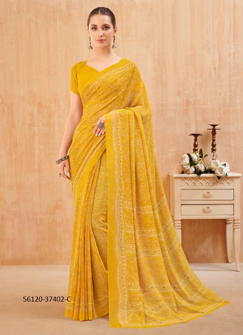 RAAGA GEORGETTE 13 - CATALOG # 56120 (SET OF 12 SAREES) RAAGA GEORGETTE 13 - CATALOG # 56120 (SET OF 12 SAREES)