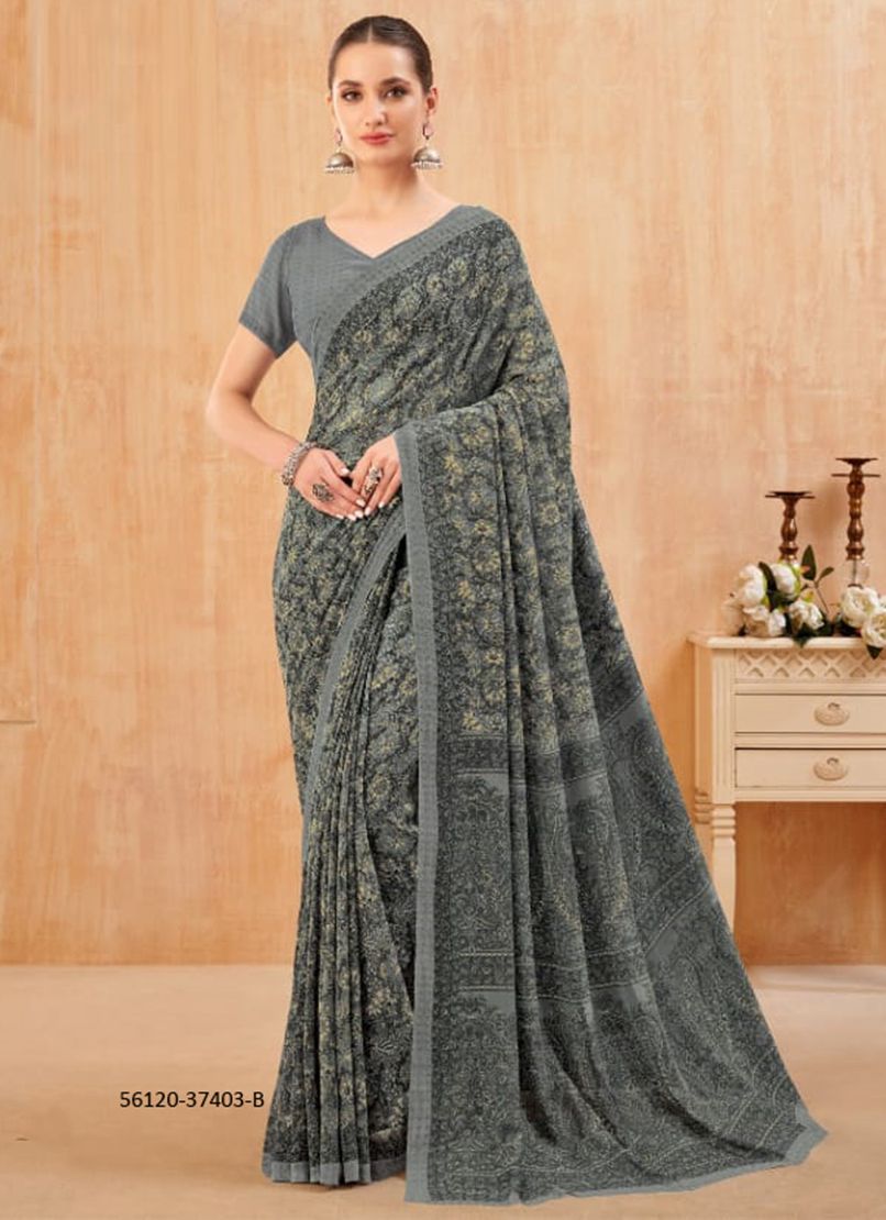 RAAGA GEORGETTE 13 - CATALOG # 56120 (SET OF 12 SAREES) RAAGA GEORGETTE 13 - CATALOG # 56120 (SET OF 12 SAREES)