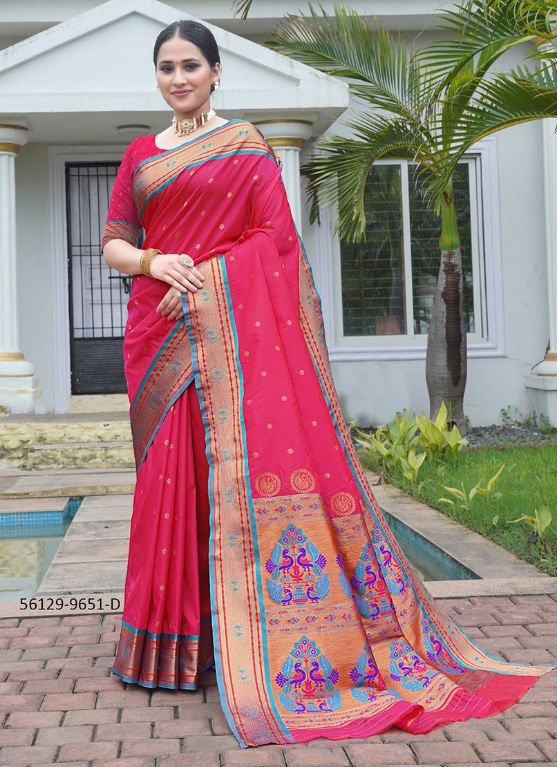 PUSHPA PAITHANI - CATALOG # 56129 (SET OF 9 SAREES) PUSHPA PAITHANI - CATALOG # 56129 (SET OF 9 SAREES)