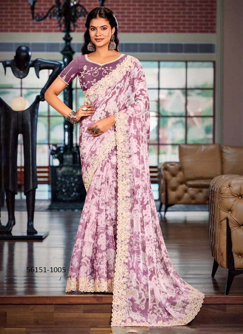 JUERY - CATALOG # 56151 (SET OF 5 SAREES)