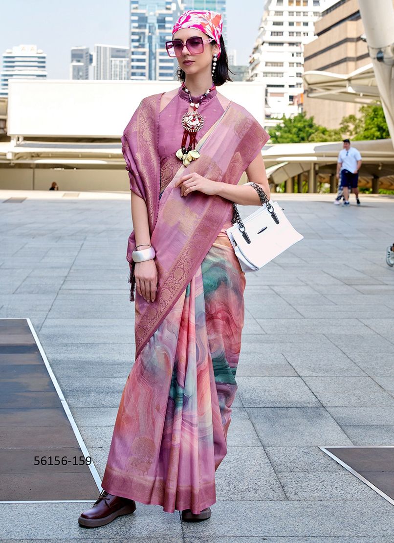 PICHWAI SILK - CATALOG # 56156 (SET OF 8 SAREES)