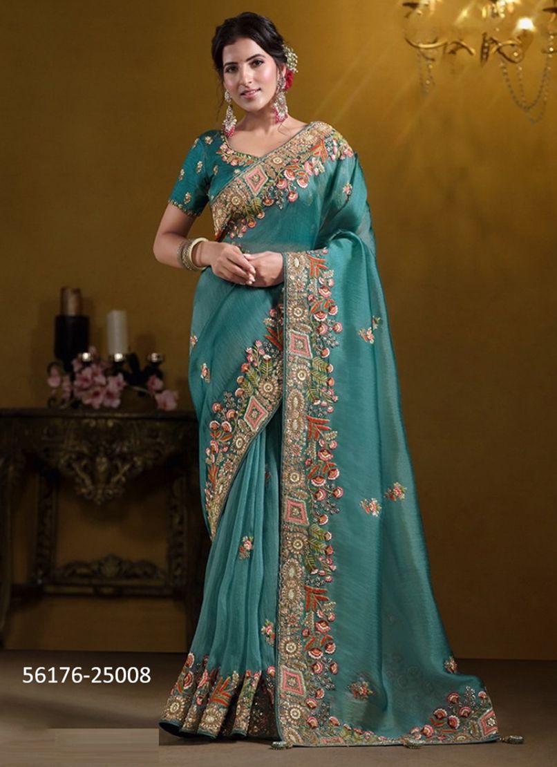 RAJASVI - CATALOG # 56176 (SET OF 9 SAREES) RAJASVI - CATALOG # 56176 (SET OF 9 SAREES)