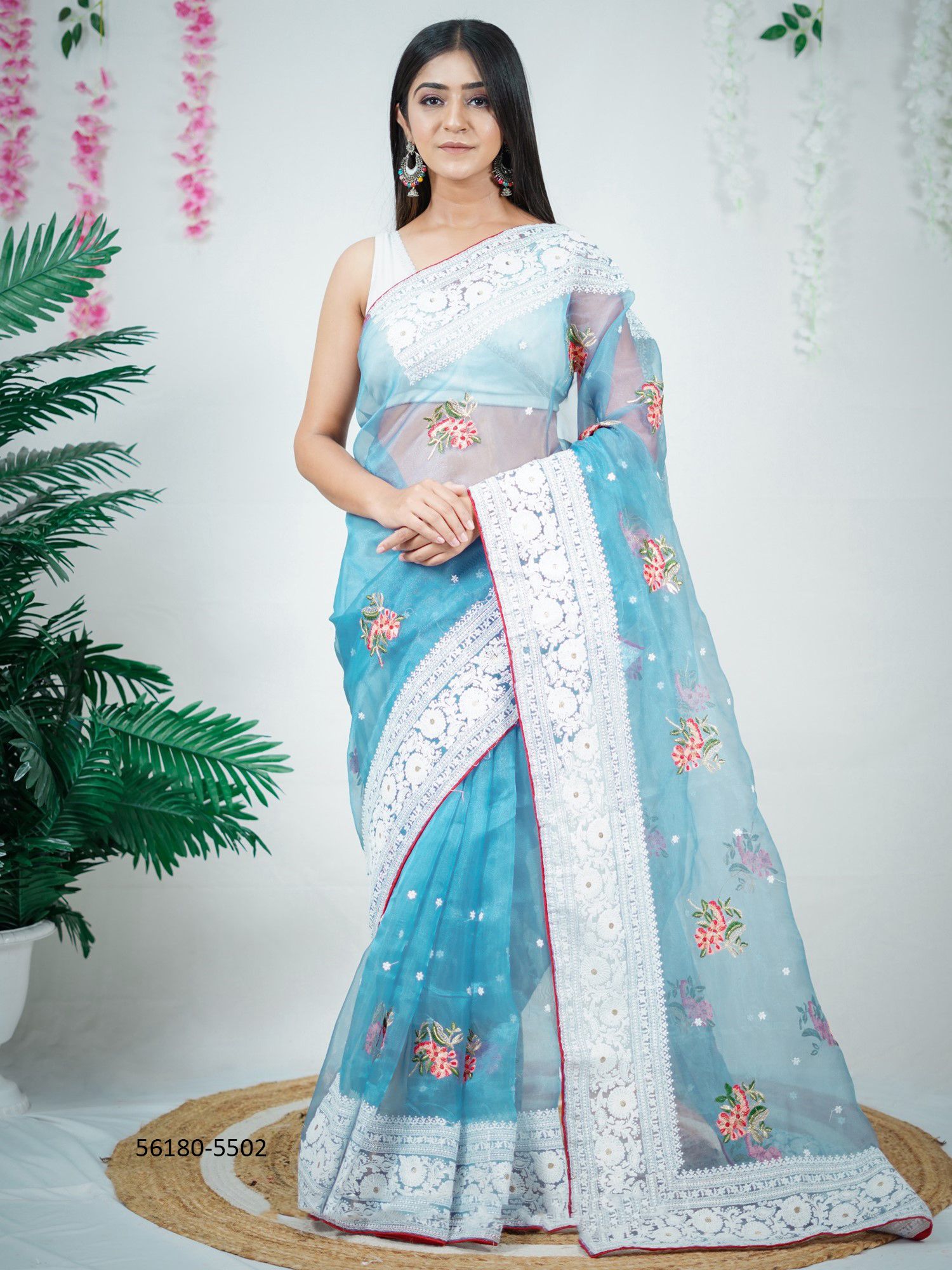 SAMBHUTI - CATALOG # 56180 (SET OF 3 SAREES)