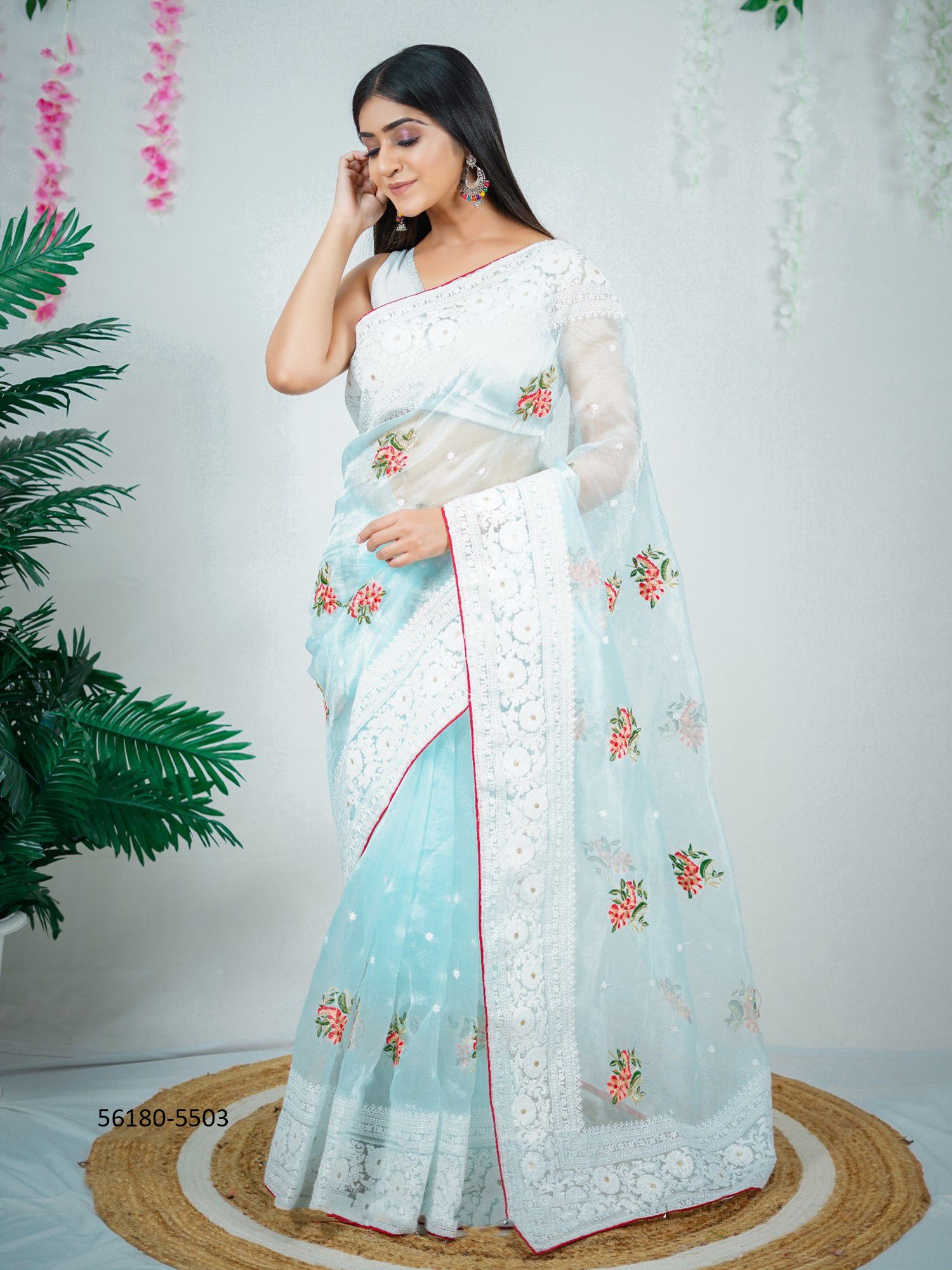SAMBHUTI - CATALOG # 56180 (SET OF 3 SAREES)
