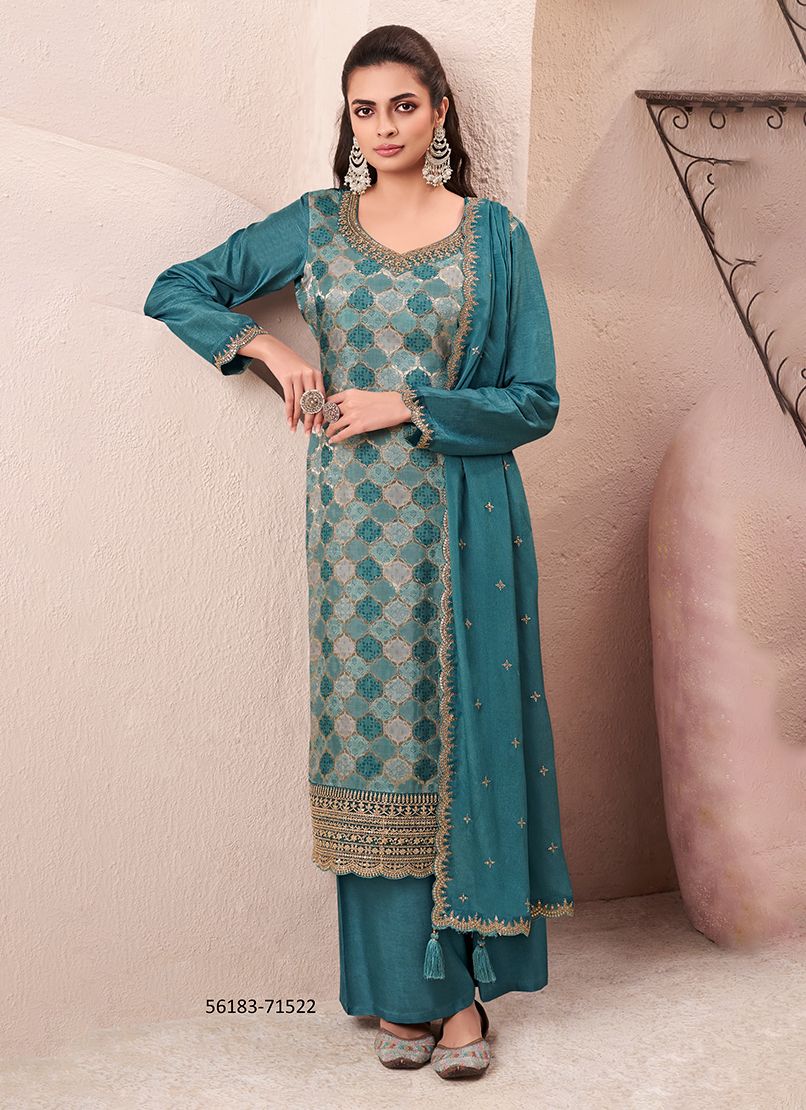 AASMA - CATALOG # 56183 (SET OF 4 SEMI-STITCHED SUITS)
