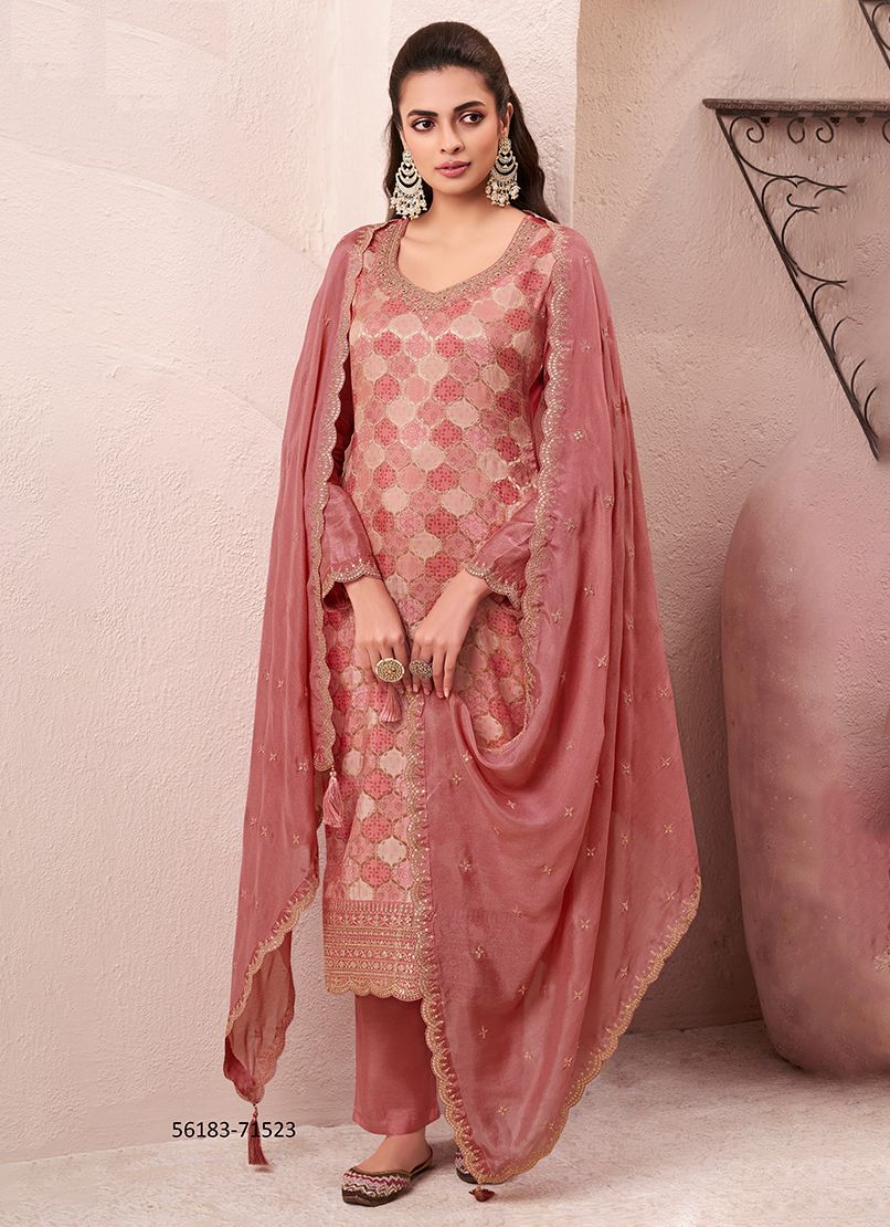 AASMA - CATALOG # 56183 (SET OF 4 SEMI-STITCHED SUITS)