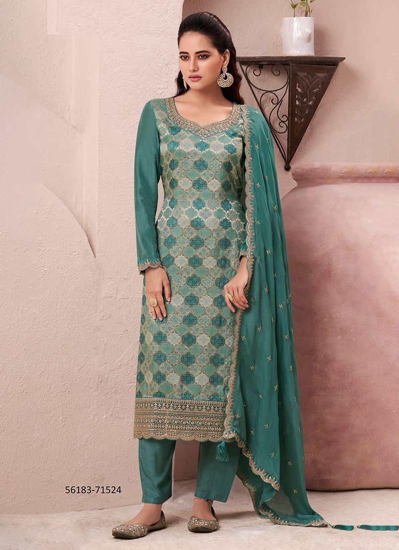 AASMA - CATALOG # 56183 (SET OF 4 SEMI-STITCHED SUITS)
