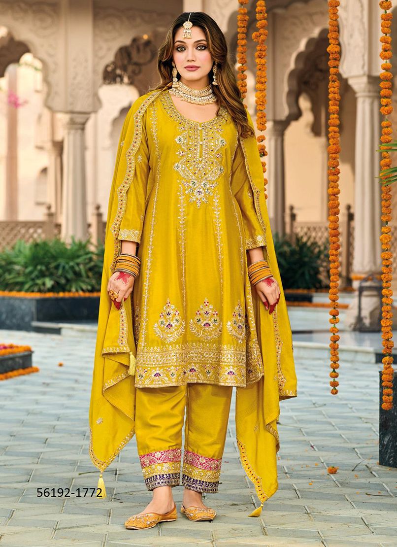 GAZAL - CATALOG # 56192 (SET OF 3 READYMADE SUITS) GAZAL - CATALOG # 56192 (SET OF 3 READYMADE SUITS)