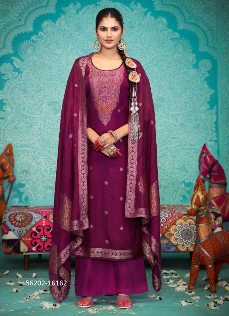 GAZAB - CATALOG # 56202 (SET OF 6 SEMI-STITCHED SUITS)
