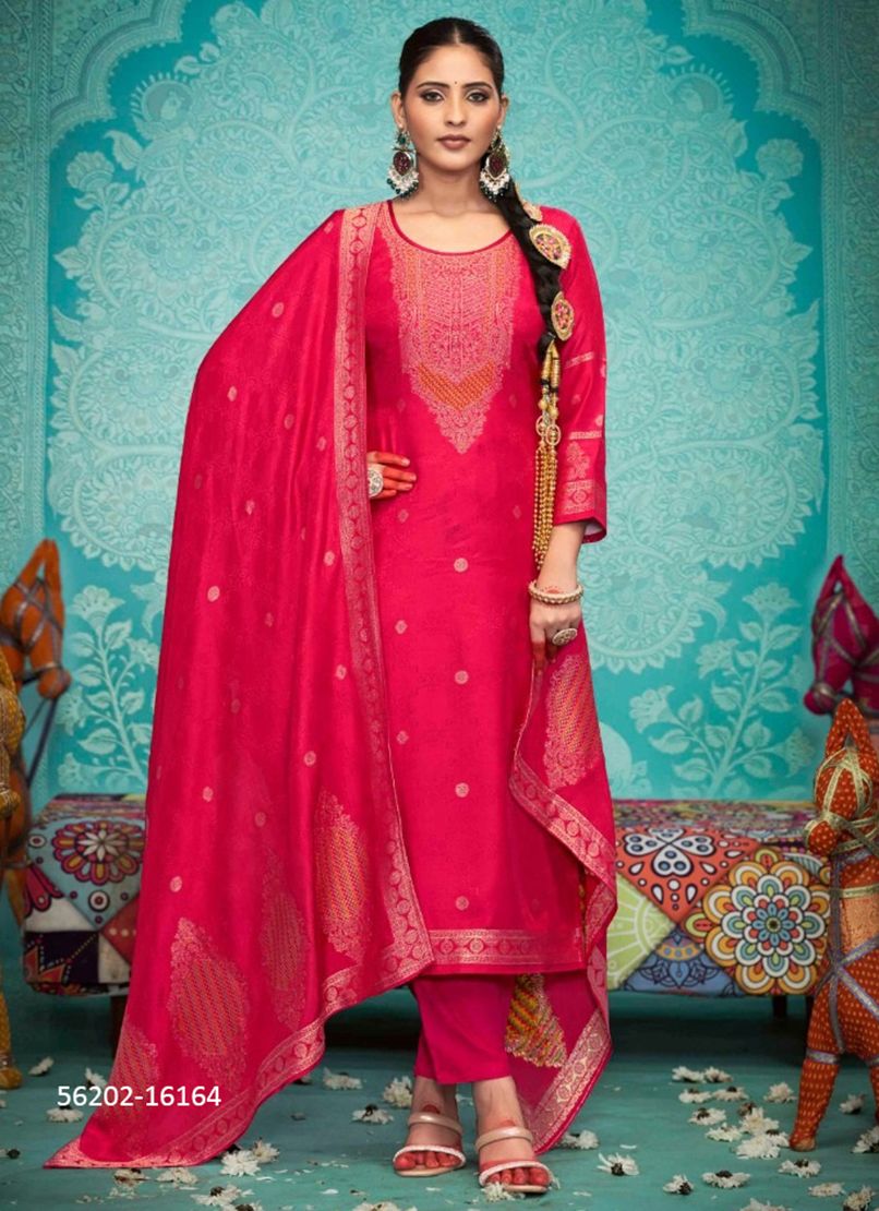 GAZAB - CATALOG # 56202 (SET OF 6 SEMI-STITCHED SUITS)