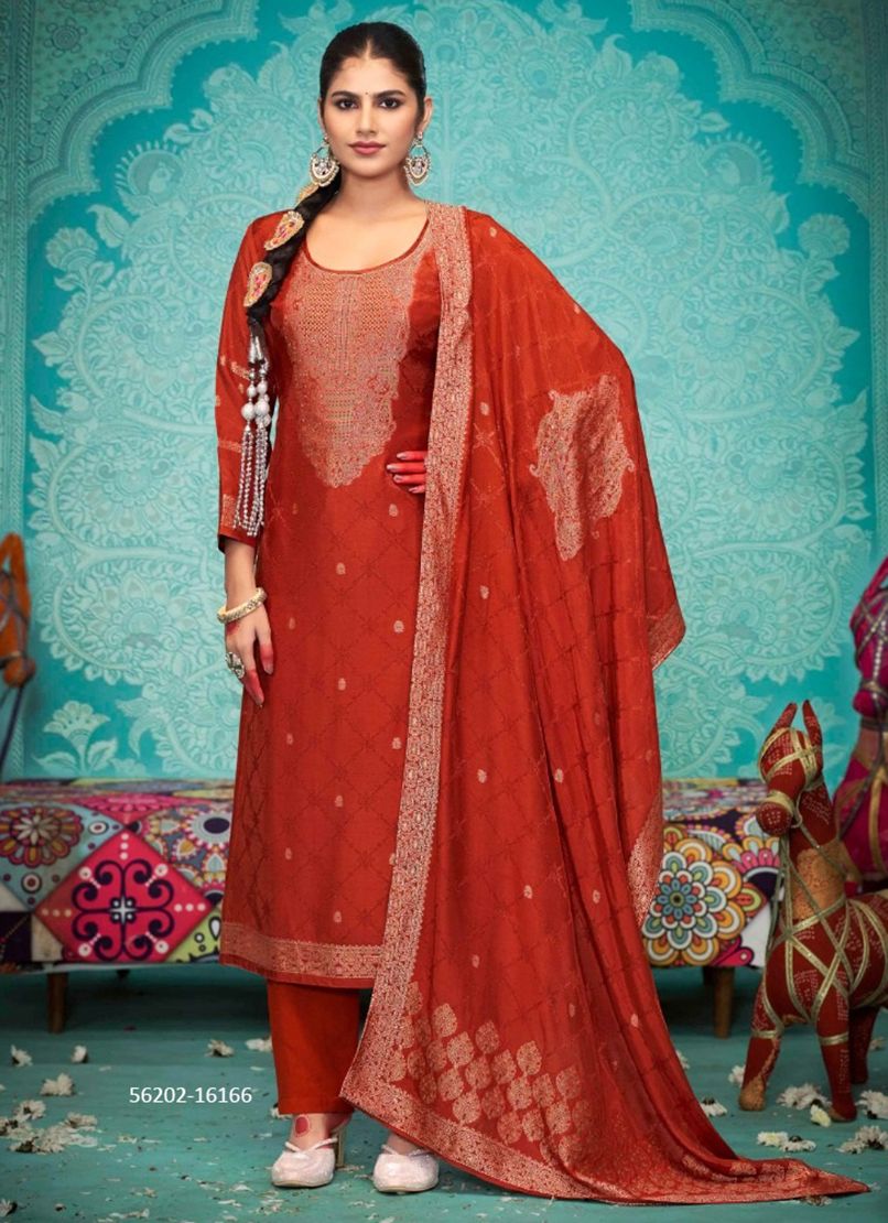GAZAB - CATALOG # 56202 (SET OF 6 SEMI-STITCHED SUITS)