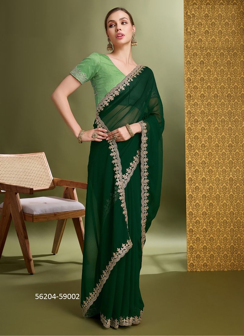 SAMARA - CATALOG # 56204 (SET OF 4 SAREES)
