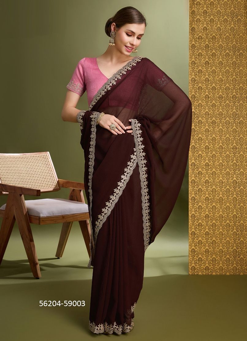 SAMARA - CATALOG # 56204 (SET OF 4 SAREES)