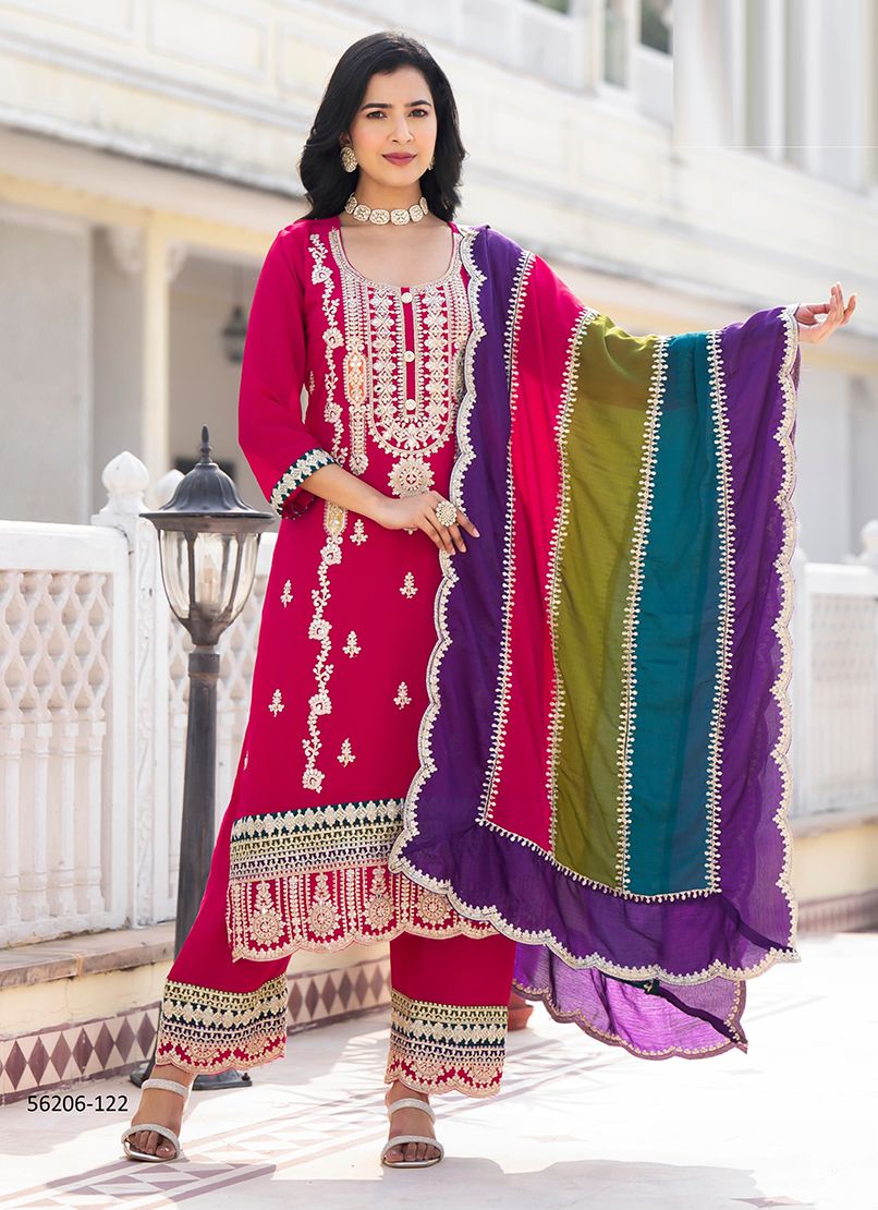 NAZ-E-JASHN - CATALOG # 56206 (SET OF 4 SIZE-SETS [READYMADE SUITS])