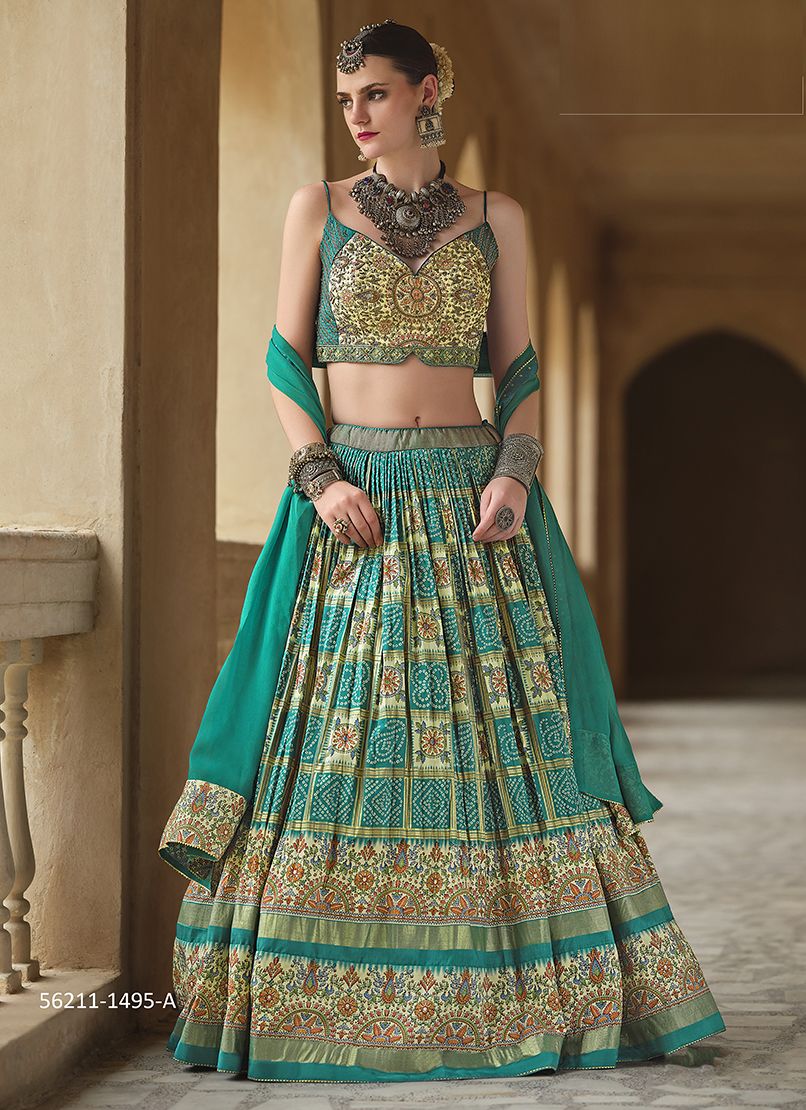 SHIVANGI - CATALOG # 56211 (SET OF 9 READYMADE LEHENGAS)