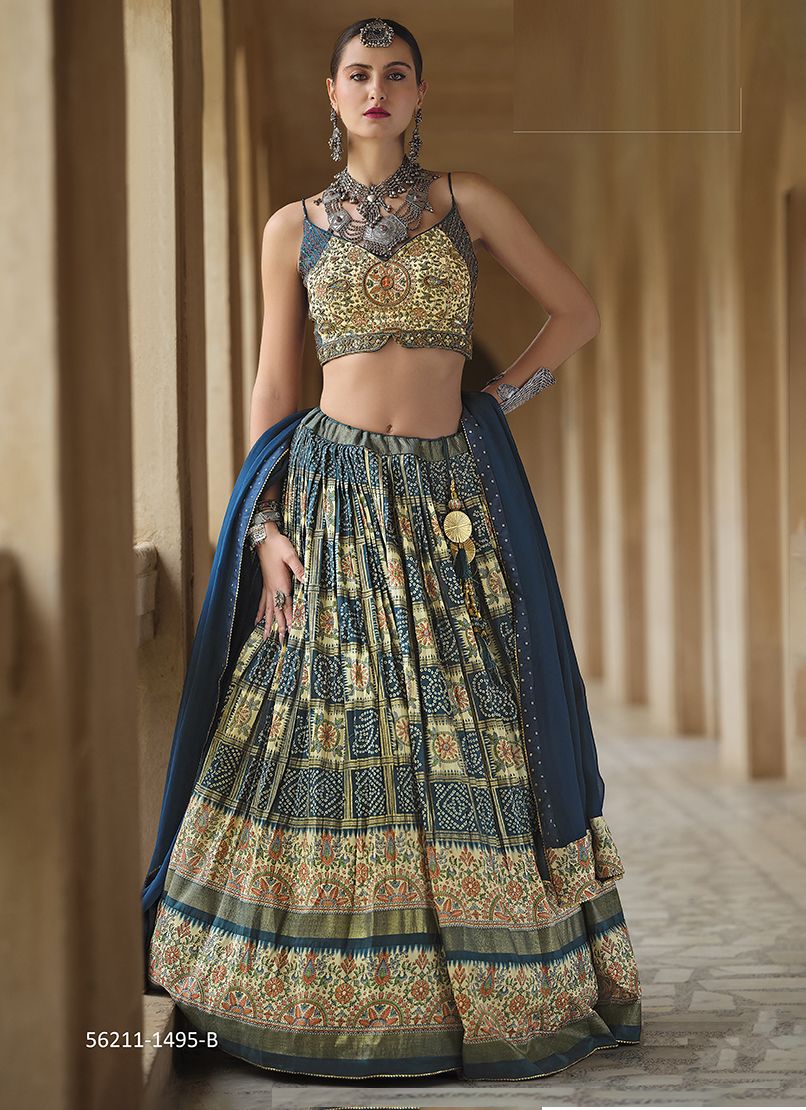 SHIVANGI - CATALOG # 56211 (SET OF 9 READYMADE LEHENGAS)