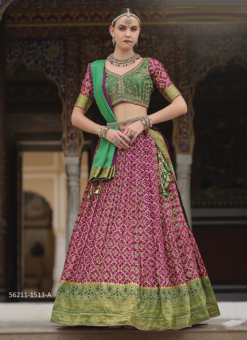 SHIVANGI - CATALOG # 56211 (SET OF 9 READYMADE LEHENGAS)