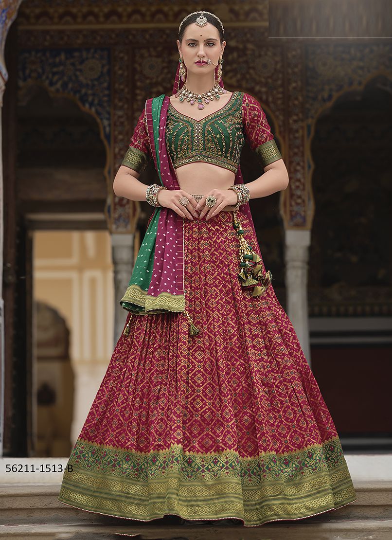 SHIVANGI - CATALOG # 56211 (SET OF 9 READYMADE LEHENGAS)