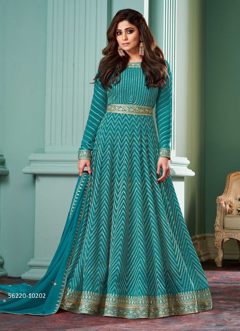 ALIZZA GOLD - CATALOG # 56220 (SET OF 5 READYMADE GOWNS)