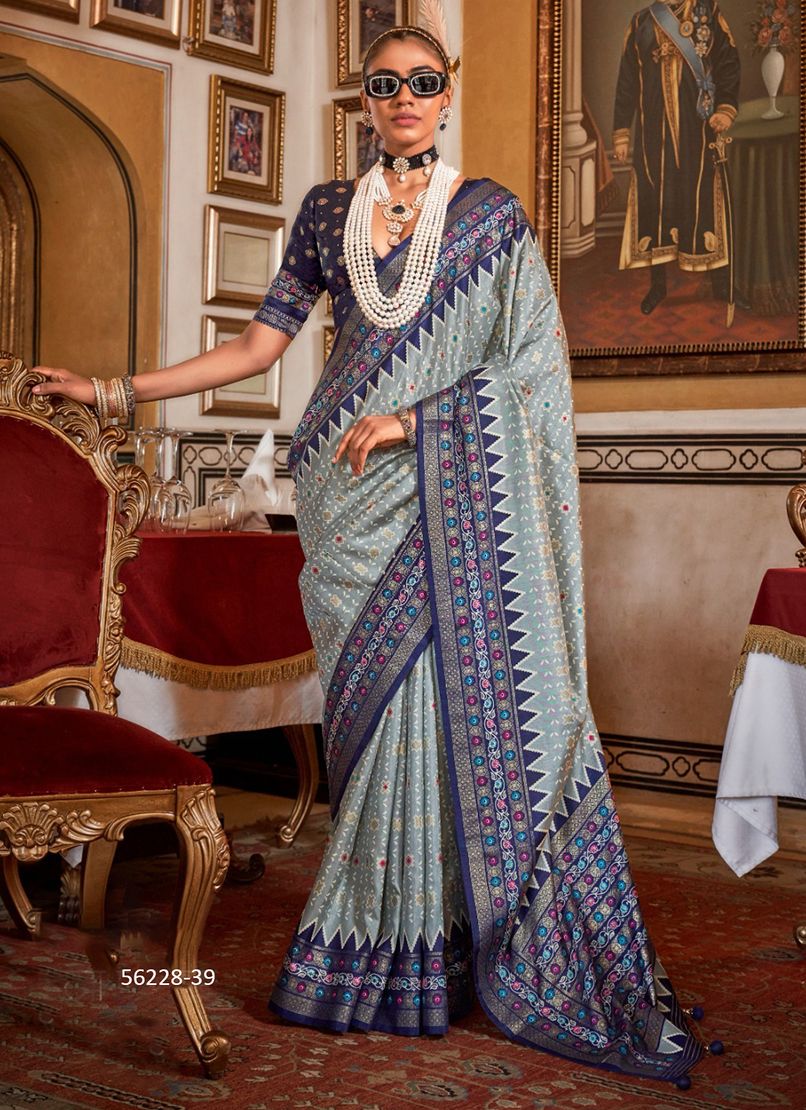 PUJA PATOLA - CATALOG # 56228 (SET OF 6 SAREES) PUJA PATOLA - CATALOG # 56228 (SET OF 6 SAREES)