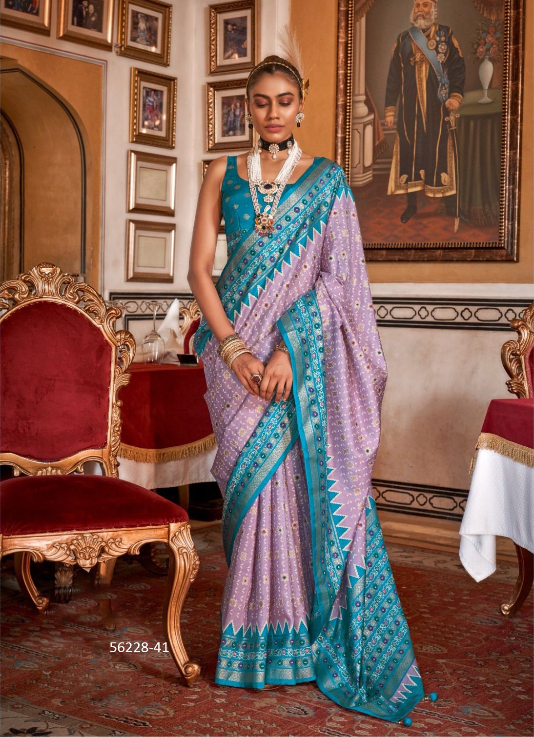 PUJA PATOLA - CATALOG # 56228 (SET OF 6 SAREES) PUJA PATOLA - CATALOG # 56228 (SET OF 6 SAREES)