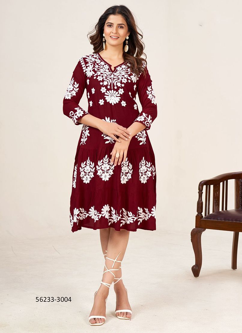 KIARA 3 - CATALOG # 56233 (SET OF 4 READYMADE KURTIS)