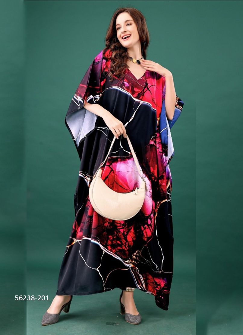 SILK KAFTAN 13 - CATALOG # 56238 (SET OF 8 KAFTANS)